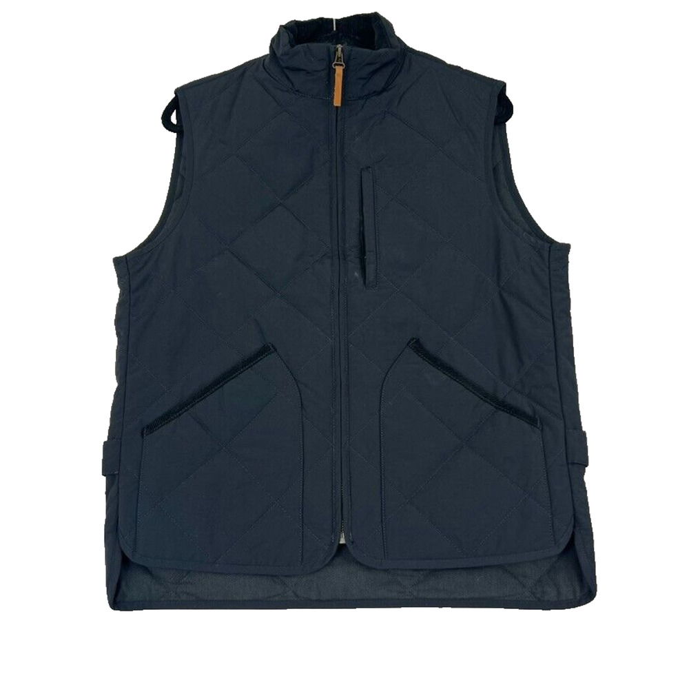 J Crew Vest Men’s Small Navy Sussex Quilted Primaloft Zip